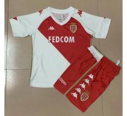 Kids AS Monaco 2020-21 Home Soccer Kits Shirt With Shorts