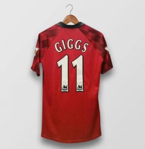 96-98 Manchester United Retro Home Soccer Jersey Shirt GIGGS #11