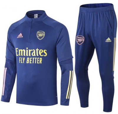 2020-21 Arsenal Dark Blue Training Sweatshirt with Trousers