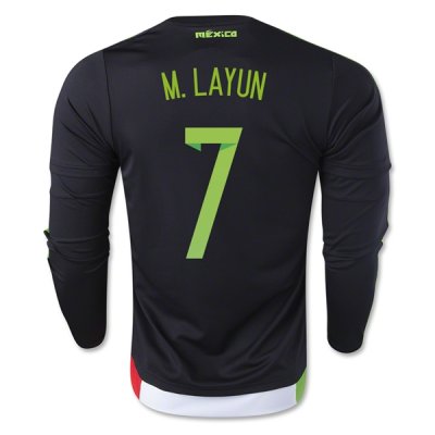 2015 Mexico M. LAYUN #7 LS Home Soccer Jersey