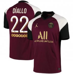 2020-21 PSG Third Away Soccer Jersey Shirt Diallo #22