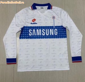 1996 Club Deportivo Universidad Católica Retro Long Sleeve Home Soccer Jersey Shirt