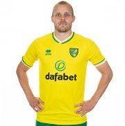 2020-21 Norwich City Home Soccer Jersey Shirt