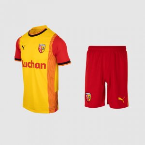 2023-24 RC Lens Kids Home Soccer Kits Shirt with Shorts