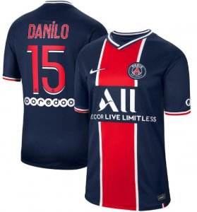 2020-21 PSG Home Soccer Jersey Shirt Danilo 15
