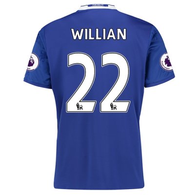 2016-17 Chelsea 22 WILLIAN Home Soccer Jersey
