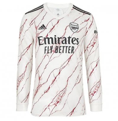 2020-21 Arsenal Long Sleeve Away Soccer Jersey Shirt