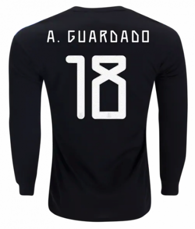 2019 Gold Cup Mexico LS Home Soccer Jersey Shirt Andres Guardado #18