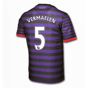 12/13 Arsenal #5 Vermaelen Away Soccer Jersey Shirt 12/13 Arsenal #5 Vermaelen Away Soccer Jersey Shirt