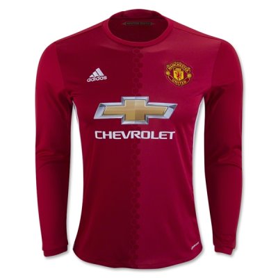 2016-17 Manchester United LS Home Soccer Jersey