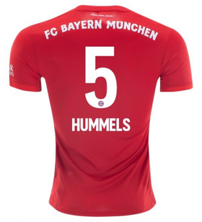 Mats Hummels #5 2019-20 Bayern Munich Home Soccer Jersey Shirt