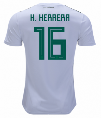 2018 World Cup Mexico Away Soccer Jersey Shirts Hector Herrera #16