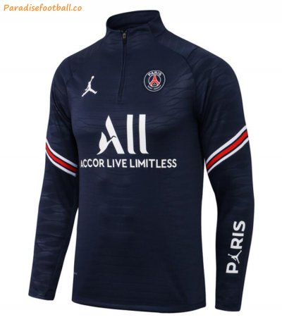 2021-22 PSG X Jordan Navy Training Sweatshirt