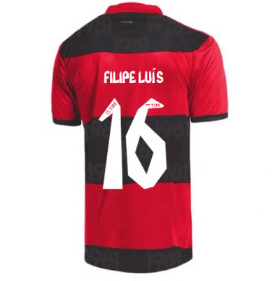 2021-22 Flamengo Home Soccer Jersey Shirt FILIPE LUÍS #16