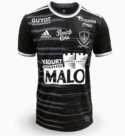 2021-22 Stade Brestois 29 Away Soccer Jersey Shirt