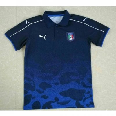 2017 Italy Blue Polo Shirt