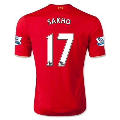 2015-16 Liverpool SAKHO #17 Home Soccer Jersey