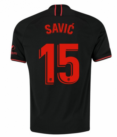 2019-20 Atletico Madrid Away Soccer Jersey Shirt Savic 15