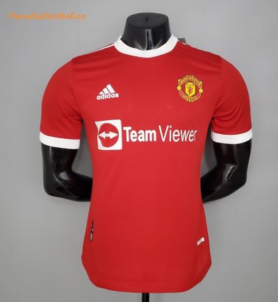 Leaked 2021-22 Manchester United Home Soccer Jersey Shirt Player Version