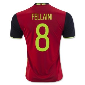 2016 Belgium FELLAINI #8 Home Soccer Jersey