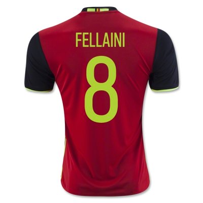 2016 Belgium FELLAINI #8 Home Soccer Jersey