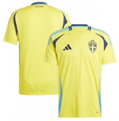 2024 Euro Cup Sweden Home Soccer Jersey Shirt