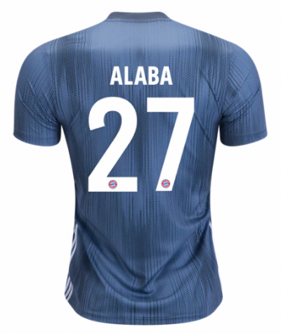 2018-19 Bayern Munich Third Soccer Jersey Shirt David Alaba #27