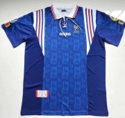 1996 France Home Retro Soccer Jersey Shirt