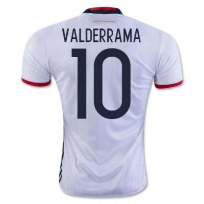 2016 Colombia Valderrama 10 Home Soccer Jersey