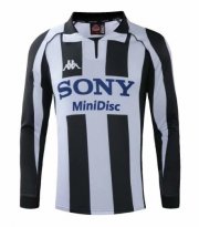 1997-98 Juventus Retro Long Sleeve Home Soccer Jersey Shirt