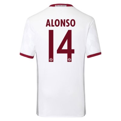 2016-17 Bayern Munich 14 ALONSO Third Soccer Jersey
