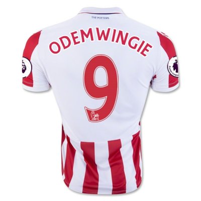 2016-17 Stoke City 9 ODEMWINGIE Home Soccer Jersey