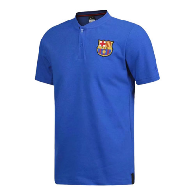 2019-20 Barcelona Grand Slam Polo Shirt-Blue