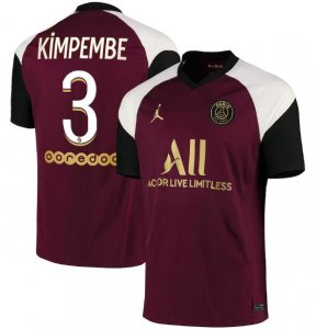 2020-21 PSG Third Away Soccer Jersey Shirt Kimpembe 3