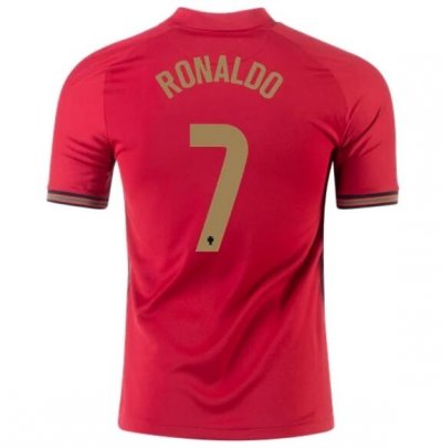2020 EURO Portugal Home Soccer Jersey Shirt CRISTIANO RONALDO #7