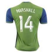 2016-17 Seattle Sounders 14 MARSHALL Home Soccer Jersey