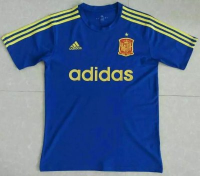 2016 Euro Spain Blue Training Shirt