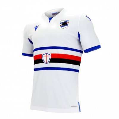 2020-21 UC Sampdoria Away White Soccer Jersey Shirt