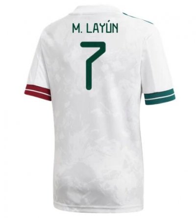 2020 Mexico Away Soccer Jersey Shirt #7 Miguel Layun