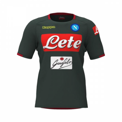 2018-19 Napoli Black Training Shirt