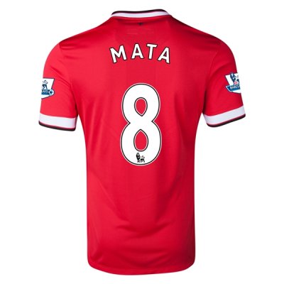 Manchester United 14/15 MATA #8 Home Soccer Jersey