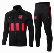 2019-20 Atletico Madrid Black Jacket tracksuit with pants