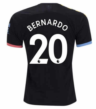 2019-20 Manchester City Away Soccer Jersey Shirt Bernardo #20