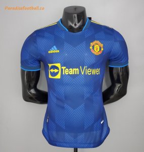 Leaked 2021-22 Manchester United Away Soccer Jersey Shirt Player Version