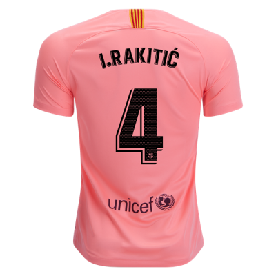 2018-19 FC Barcelona Third Soccer Jersey Shirt Ivan Rakitic #4