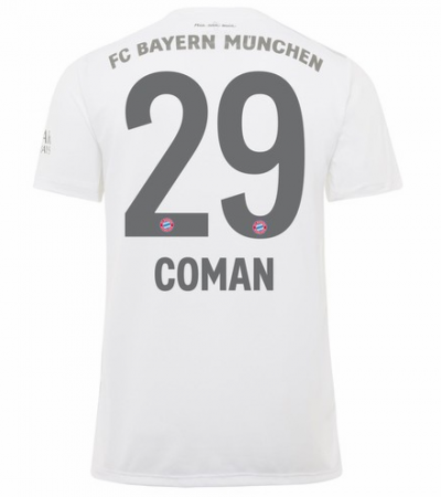 2019-20 Bayern Munich Away Soccer Jersey Shirt Coman 29