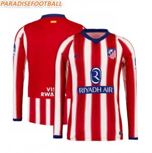 2026-27 Atletico Madrid Home Long Sleeve Soccer Jersey Shirt