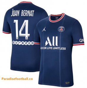 2021-22 Maillot PSG Domicile Soccer Jersey Shirt Juan Bernat 14