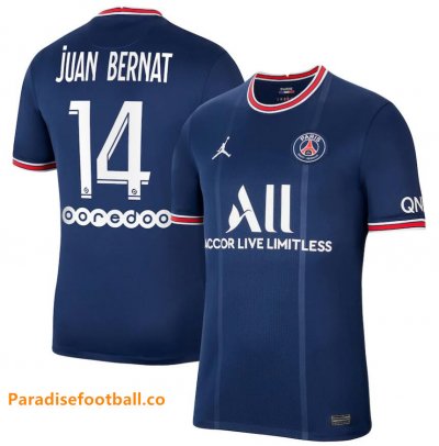 2021-22 Maillot PSG Domicile Soccer Jersey Shirt Juan Bernat 14