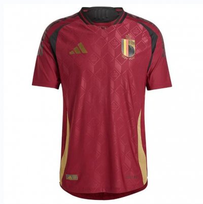 2024 Euro Cup Belgium Home Soccer Jersey Shirt Player Version